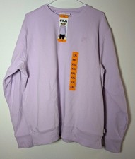 Brand New Women's Size 2XL / XXL FILA Pink Orchid Bloom Sweatshirt Pullover