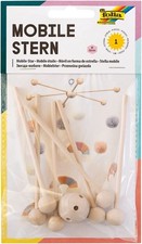 folia Mobile-Stern aus Holz zum Zusammenstecken 6-armig