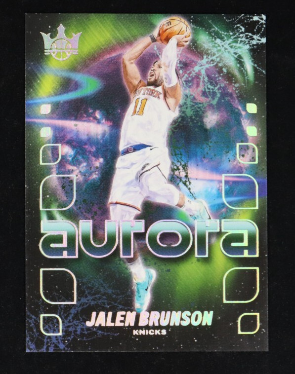 2024-2025 Court Kings Basketball Jalen Brunson Aurora New York Knicks SSP #2