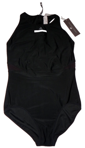 Adidas Stella McCartney Performance Zip Badeanzug Einteiler Bademode Schwarz Größe L - Bild 6 von 17