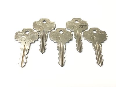 Ilco 1025A Keys, Set of 5 - Locksmith