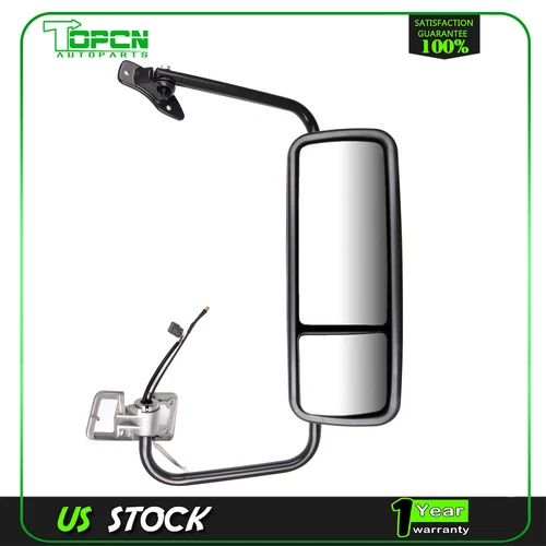 Passenger Side Mirror COMPLETE Primed For FREIGHTLINER CENTURY/COLUMBIA 2005&UP