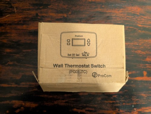 Procom PG01-TC wall Thermostat Heating And Cooling HVAC - Last One!!! - Picture 3 of 8