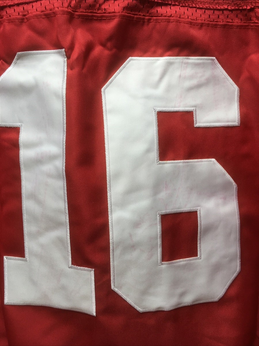 サンフランシスコ49ers モンタナ ジャージ 16 Throwback San Fransisco 49ers #16 Joe Montana Jersey Adult