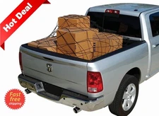 Truck Cargo Net Full Size Bed Ford Raptor F150 F250 F350 Pick Up tie down hooks