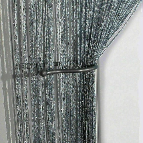 2 Pack String Door Curtain Room Divider Fringe Tassel Crystal Panel US - Picture 14 of 20
