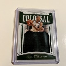 2019-20 Panini National Treasures #CLM-KHM Khris Middleton Colossal Patch #/99