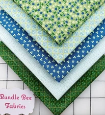 SALLYS QUILTS~MARCUS~ CIVIL WAR Fat Quarter bundle of (5) New 100% Cotton