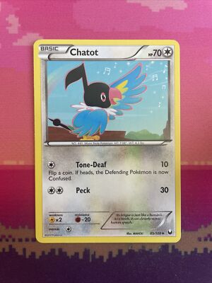 Pokemon Karte Chatot Dunkle Entdecker Uncommon 85/108 NM