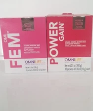 oml fem + power gain sistema Hormonal Antioxidantes,Vitamin  Mujeres Pack Of 2.