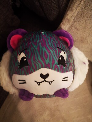 Pikmi Pops Tiger Katze Plüschtier Stofftier 6 Zoll blau lila gestreift