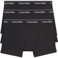 Calvin Klein Men's Underwear Cotton Classics Trunk 3 Pack - NB4002
