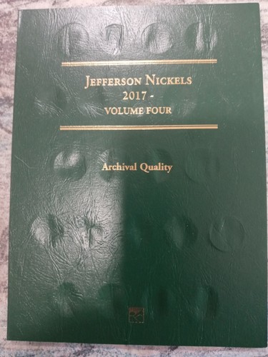 Littleton Folder LCF48: Jefferson Nickels No. 4, 2017 - Date Incl min 5 Nickles