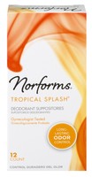 (2 Pack) Norforms Suppositories Tropical Splash 12 Count (2 Pack) Norforms Suppositories Tropical Splash 12 Count