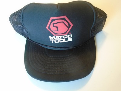 Vintage Matco Tools Trucker Hat Black Adjustable Mesh Snapback