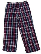 Croft and Barrow Size XXLarge 2XL Red and Black Plain Thin Pajama Pants NEW