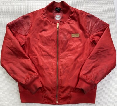 Just Don X Air Jordan Varsity Satin Jacket Size Large | eBay