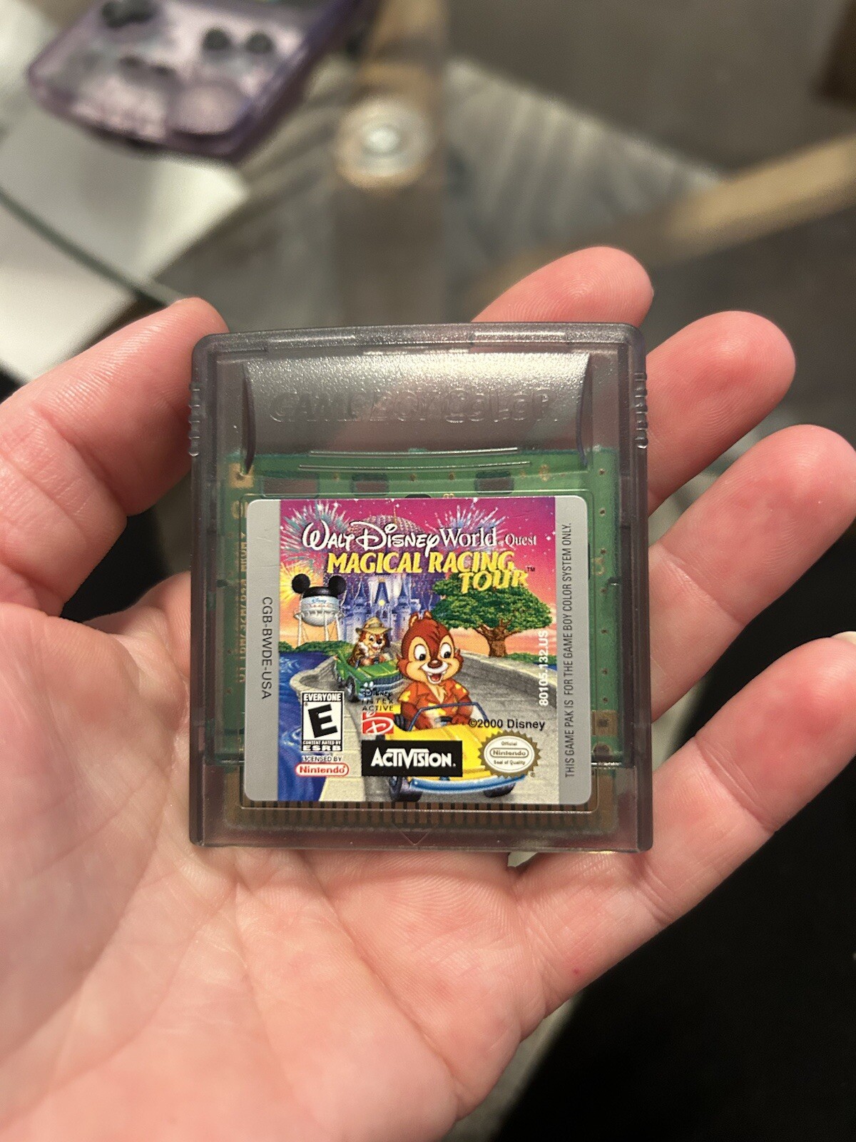 Walt Disney World Magical Racing Tour Gameboy Color Tested Works