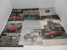 Vintage Car Magazine Ads Lancia Zagato Dodge Mazda Triumph Tr7 Jeep Renegade Jag