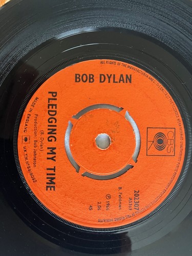 Bob Dylan Rainy Day Woman/Pledging my Time 7" Vinyl - 第 4/5 張圖片