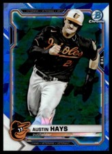 2021 Bowman Chrome Sapphire Austin Hays A9 Baltimore Orioles #32