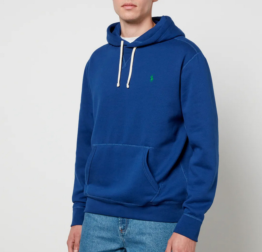 Толстовка Polo Ralph Lauren из хлопчатобумажного джерси с капюшоном из хлопка и полиэстера синего цвета, 125 долларов США, размер XLT