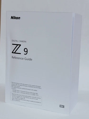 Nikon Z9 Instruction Owners Manual Z9 Book NEW