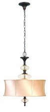 World Imports 8533-56 Chambord Collection 3-Light Iron Pendant, Weathered Copper