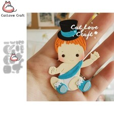 Baby Boy Metal Cutting Dies Scrapbooking Stencil Die Cuts Card Making DIY Craft