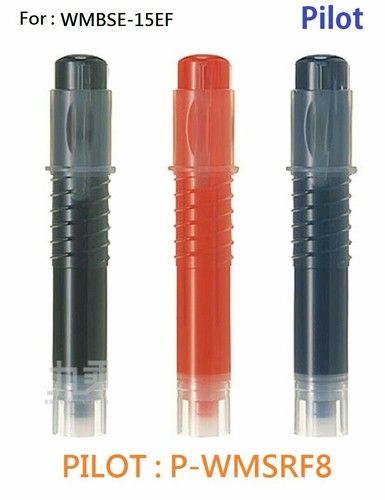 Pilot Whiteboard Marker WMBSE Extra Fine Tip Eraser Black Blue Red Office School - Picture 8 of 12