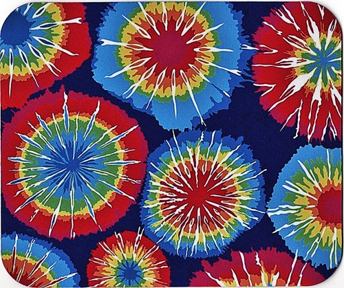 "Tie-Dyed" Pattern Computer / Laptop Mouse Pad - 第 1/1 張圖片