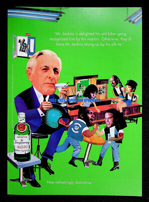 Tanqueray Gin 1995 Trade Print Magazine Ad Alcohol Poster ADVERT