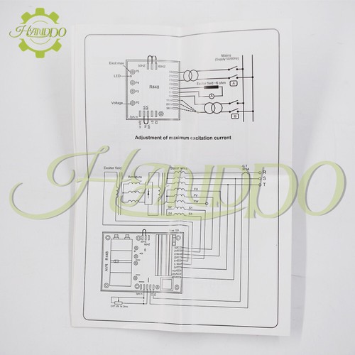 2pcs For Genset Automatic Voltage Regulator AVR Module Card R448 - Bild 9 von 11
