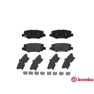 BREMBO P18024 Hinterbremsbeläge DODGE NITRO 2.8 CRD 130 KW 2007