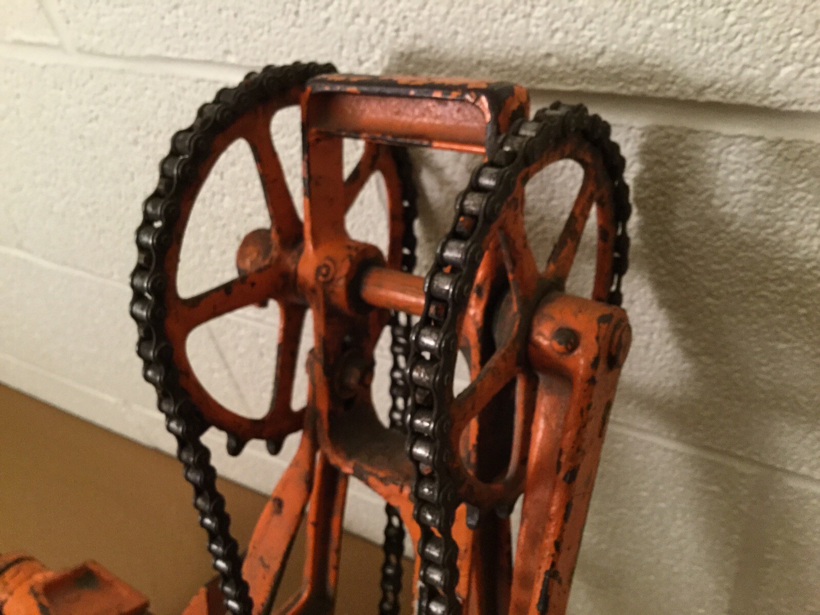 Vintage Buda Wilson railroad track drill chain drive industrial collectible tool eBay