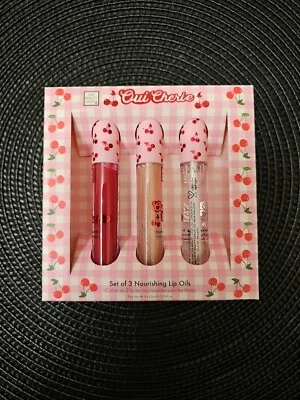 The Beauty Crop Oui Cherie Lip Oil Trio - Set Of 3 Nourishing Lip Oils 3 x 2.5ml