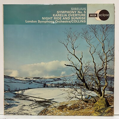 Sibelius: Symphony N.5, Karelia Overture, Night Ride Sunrise; vinyl LP unplayed
