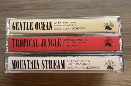 Environmental Sounds Collection Three Cassette Tapes 1988 The Nature Company