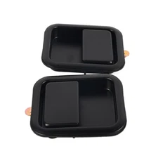 2X Metal Outside Door Handle Front For 1997-2006 Jeep Wrangler TJ 55176383AE