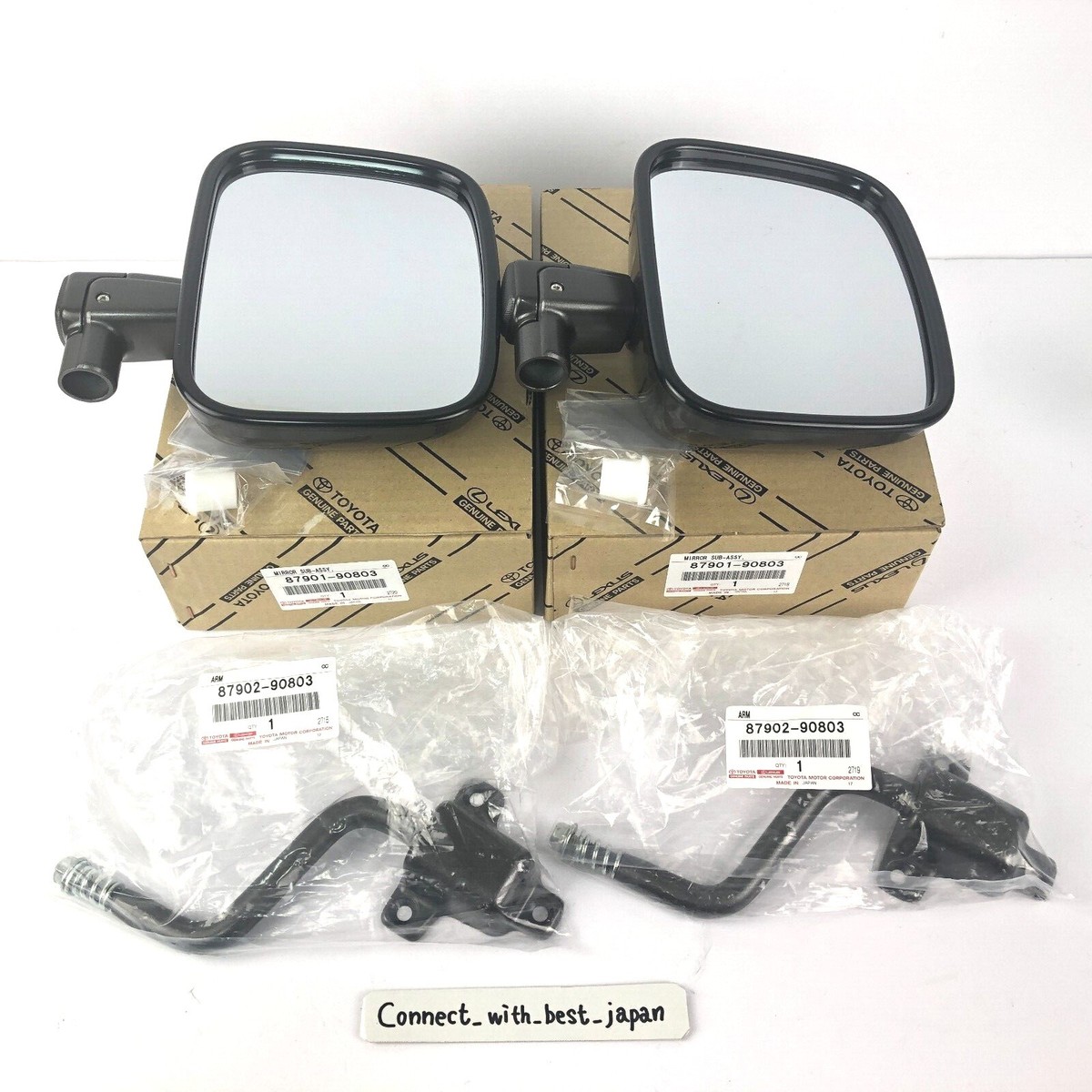 TOYOTA GENUINE LAND CRUISER FJ40 FJ45 FJ43 HJ47 Door Mirror & Arm