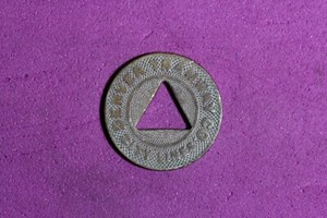 Denver Tramway Co. City Lines Good for One Fare Transit Token #M21450