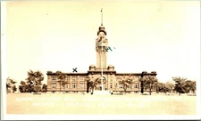 RPPC Administration Bldg Great Lakes Naval Training Sta Chicago 1940s Postcard 