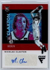 2019-20 Panini Chronicles Flux Red Nic Claxton Nicolas #FR-NCL Rookie Auto RC