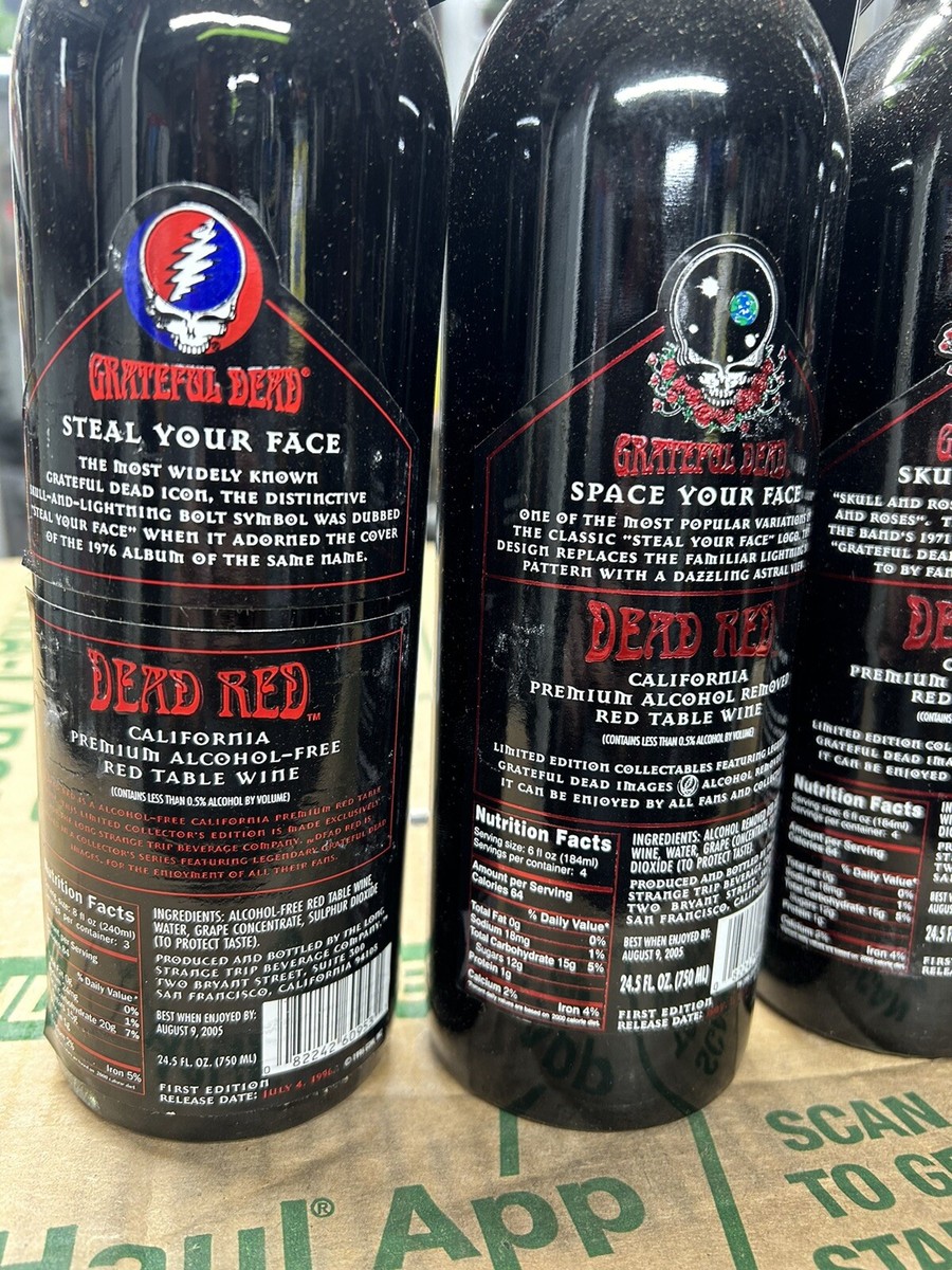 Full Case 12 Btl First Edition Grateful Dead Wine Full 1996 Non