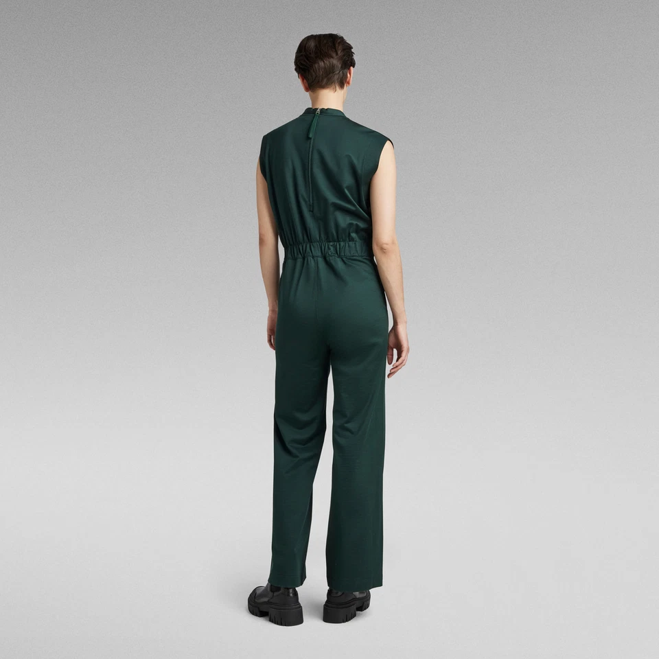 G-Star Damen Jumpsuit Wide Leg v Jumpsuit Womens Laub Grün Overall Größe: S - Bild 3 von 4