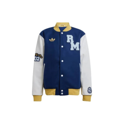 Adidas Originals Real Madrid 2025 VRCT Jackets JF2589 Unisex Marine Blue