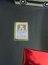Carta Pokemon Alakazam 1/102 Set Base Holo prima 1  1° Edizione ITA no charizard