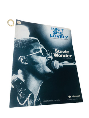 Noten Isn't She Lovely Stevie Wonder Papers Vintage ra
