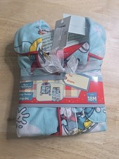NWT Disney 100 Retro Reimagined Mickey Mouse Flannel Pajamas Sz Size 18 Months