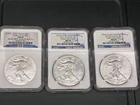 American Silver Eagle 3-Pack (2010+2011W 25th Anniversary+2012S) NGC MS69 ERs